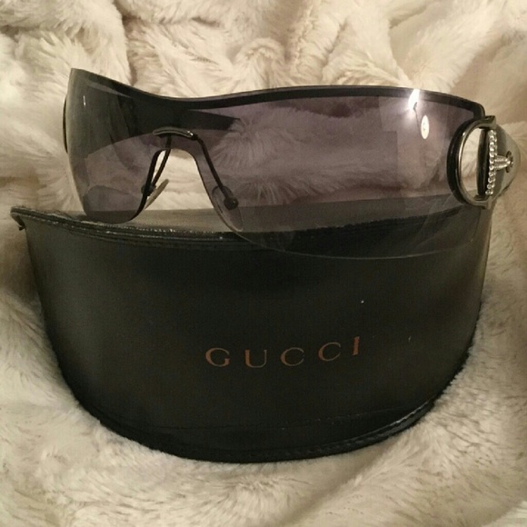 Gucci Blinged Out 'Bit' Sunglasses - Picture 5 of 8